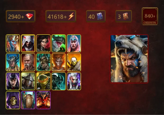 [STARTER]Taras+Arne the White+Teela+Ezio Auditore+Adelyn+Fu-Shan+Loki+Scyl+Leminisi the Gold-Wing+Wukong+Artak+Alice+38Epics