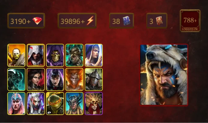 [STARTER]Martyr+Arne the White+Artak+Ezio Auditore+Skeletor+Leminisi the Gold-Wing+Xenomorph+Adelyn+Alice+Wukong+40Epics