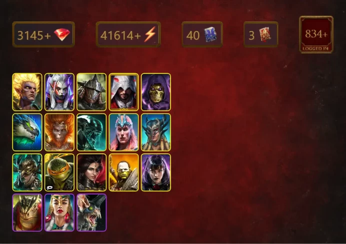 [STARTER]Dracomorph+Solanar the Gleaming+Visix+Rathalos+Ezio Auditore+Skeletor+Wukong+Xenomorph+Loki+Scyl+39Epics