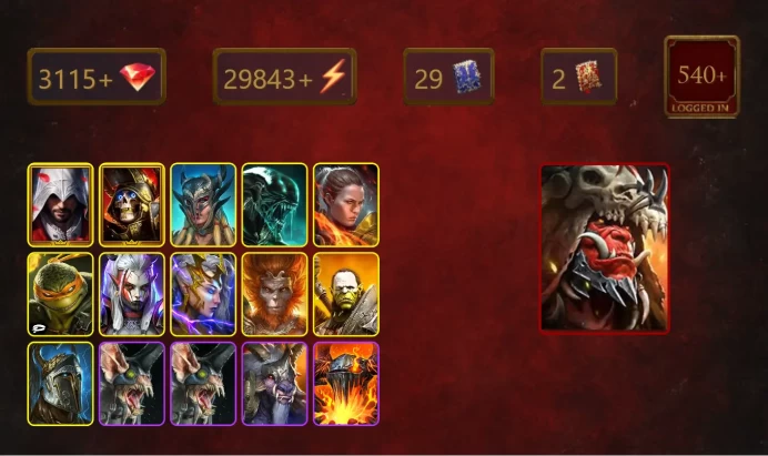 [STARTER]Ash'nar Dragonsoul+Storm Herald Hekaton+Ezio Auditore+Deathknight+Scyl+Xenomorph+Ronda+Michelangelo+Visix+37Epics