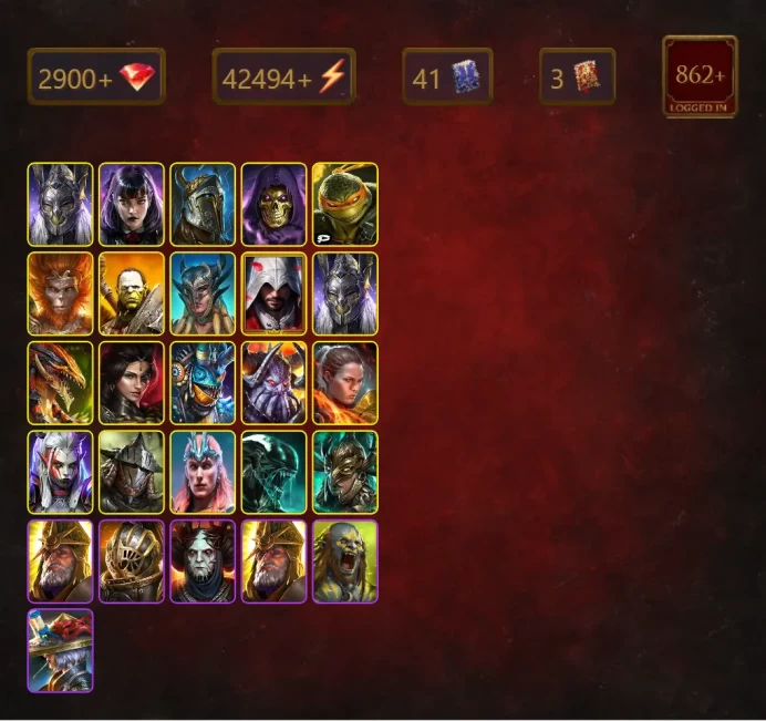 [STARTER]Chaagur+Storm Herald Hekaton+Strategos islin+Alice+Skeletor+Michelangelo+Wukong+Artak+Scyl+Ezio Auditore+49Epics