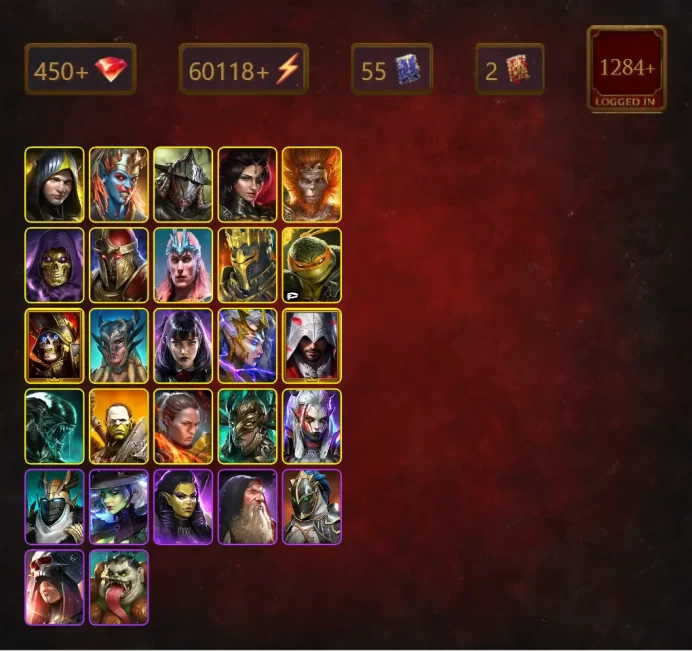 [STARTER]Roshcard+Keberon the Underflame+Aleksandr+Teela+Rathalos+Adelyn+Wukong+Skeletor+Loki+Michelangelo+Deathknight+58Epics