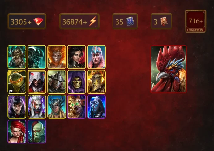 [STARTER]Galleus Bloodcrest+Bayek+Leminisi the Gold-Wing+Xenomorph+Wukong+Adelyn+Loki+Michelangelo+Ezio Auditore+39Epics