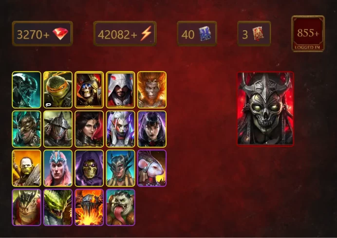 [STARTER]The Calamitus+Bayek+Xenomorph+Michelangelo+Deathknight+Ezio Auditore+Wukong+Leminisi the Gold-Wing+Rathalos+47Epics