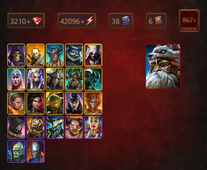 [STARTER]Fjorad+Bayek+Skeletor+Artak+Scyl+Cheshire Cat+Ezio Auditore+Loki+Visix+Rathalos+Leminisi the Gold-Wing+42Epics