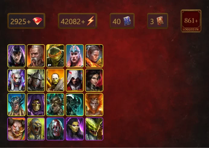 [STARTER]Taras+Bayek+Alice+Michelangelo+Vizier Ovelis+Loki+Ronda+Visix+Rathalos+Artak+Ezio Auditore+Adelyn+Scyl+Skeletor+37Epics