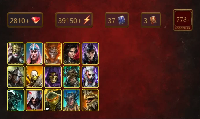 [STARTER]Legate Teox+Bayek+Kaja the Wry+Loki+Wukong+Adelyn+Alice+Alsgor Crimsonhorn+Rathalos+Artak+Skeletor+36Epics