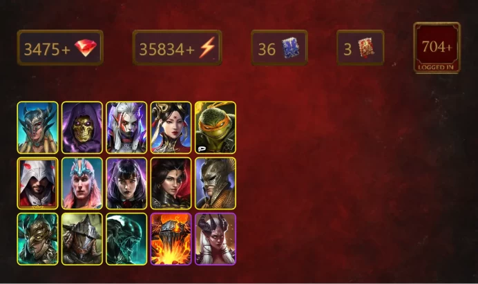 [STARTER]Shu-Zhen+Bayek+Scyl+Skeletor+Visix+Michelangelo+Ezio Auditore+Loki+Alice+Adelyn+Wallmaster Othorion+39Epics