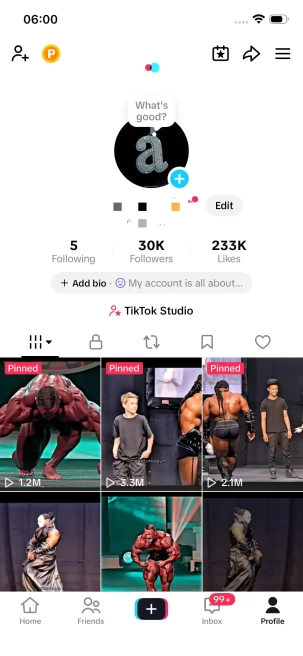 Instanly Delivery/Monetized 30K Real Followers+230K Real Likes Account/ Creator Rewards Program Activated/ Full Access