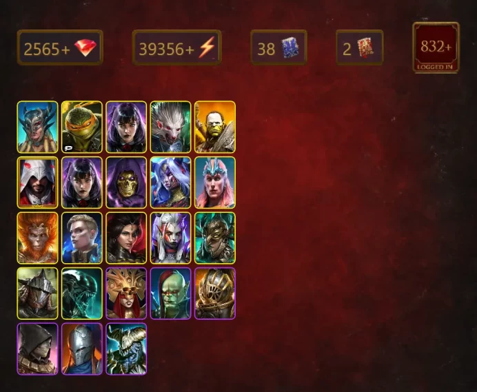 [STARTER]Riho+Bayek+Scyl+Michelangelo+Alice+Sniktraak+Artak+Ezio Auditore+Alice+Skeletor+Loki+Wukong+Supreme Athel+39Epics