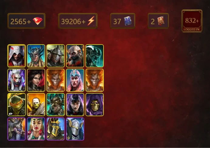 [STARTER]Osgrun the Defiler+Bayek+Ezio Auditore+Scyl+Rathalos+Xenomorph+Visix+Adelyn+Wukong+Loki+Wukong+Michelangelo+35Epics