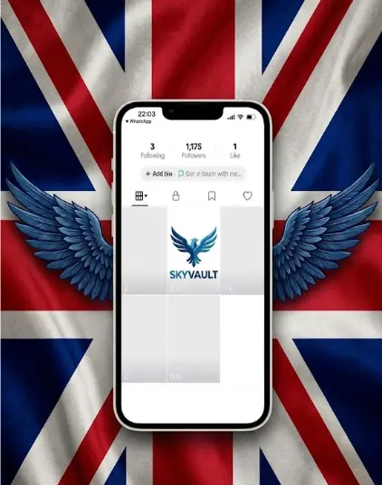 UK | 1.000+ Real Followers |CAN ADD LINK  | With Posts  Live |Beta Monetized Country | Auto Delivery