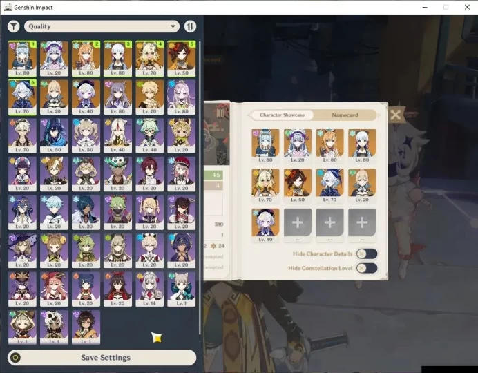 ASIA |AR 45|6 Limited+2(*5WEP)|Escoffier,Furina,Xilonen,Ineffa,Ayaka,Chiori|Mc Male|TakeMail|(GI6341)