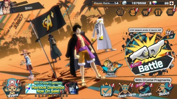 Global|5EX|BMO Kaido,FR Shanks,GP Edward Newgate,Flame Emperor Sabo,BP Kuzan|Rank 14|Bandai|Check(OPBR2363)