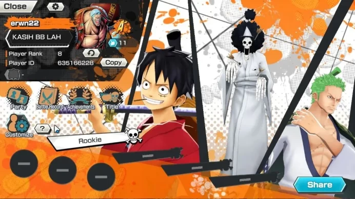 Global|5EX|TSCA Kaido,TFE Marshall D.Teach,LH D.Garp,Flame Emperor Sabo,BP Kuzan|Rank 8|Bandai|Check(OPBR2364)