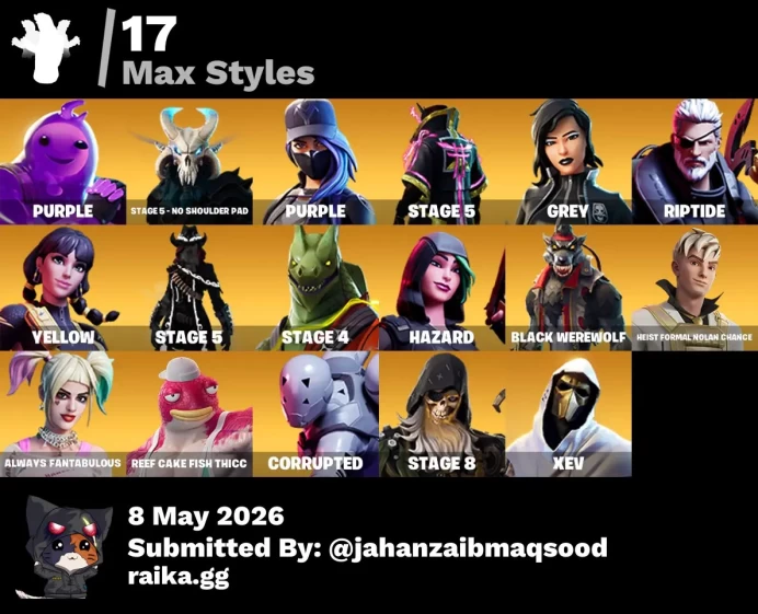 [PC/PSN/XBOX] 80Skins *17 Max styles*|Omega,Dift,Calamity,Harley Quinn,Ragnarok,Dusk,Astrea,Haxsaur,Dream.Iris |Full Access