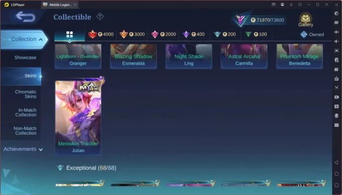 GLOBAL Hero 132 Skin 304|Sandrio Floryn|KOF Karina|CC Pharsa|Luckybox Haya,Kimmy|Convenant Bened etc|Renowned Check SS ML1859B