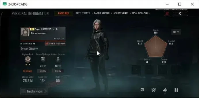 MOBILE Lv30|SV 28,2M|CV 21M|Wire Set|GM AK-12,Forest MP5,Abomi Vector 9,Speed SQB M110,ET USAS-12|CN ON|Infinite|(AB3138)