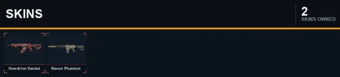NA Immortal 2 [EP7ACT3] Peak + Diamond 2 [EP8ACT1] Expired + Overdrive Vandal + Recon Phantom + Email + Full Access