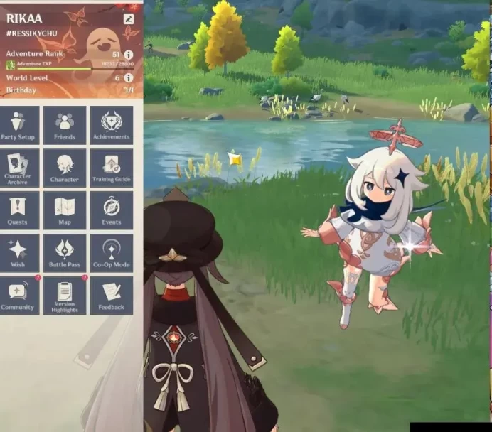 Asia|AR 51|5 Limit +4(*5WEP)|Hutao+Sign,Zibai,YaeMiko,Mualani,Venti|MC Female|Low Explore Map|Reuni On|Skin 1|TakeMail|(GI6349)
