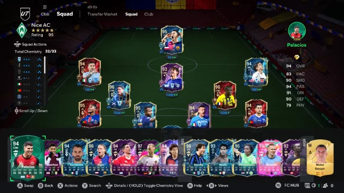 [Code A88] [FC25] Team Rating 95 / Very Cheap