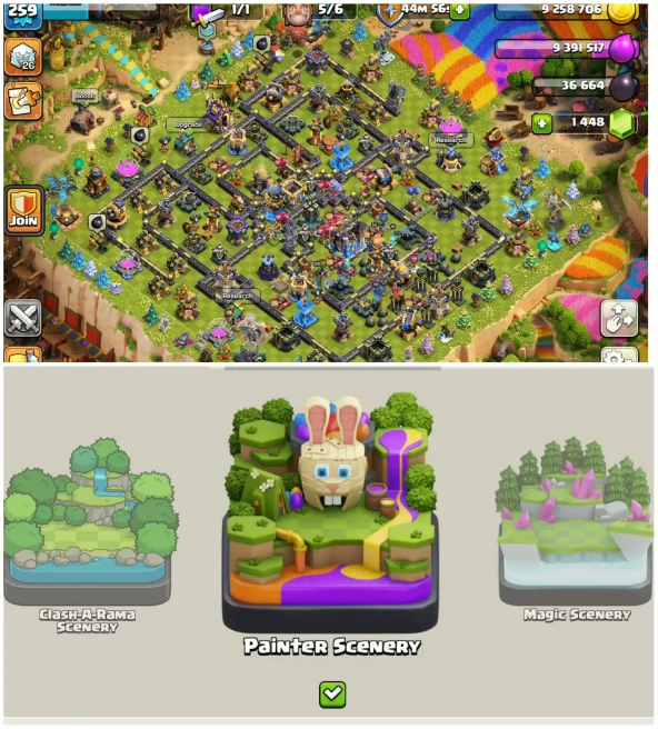 [16.6k Legendary Trophy]||Th18 Superb Account||4 Heros Maxes||11 Pet Max||12 Epic Equipment||15 Skins||Exp:259