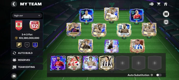 Beast 122 OVR account with 5 Billion Coin || Utoty Raphinha, Maldini || 30K shards and more