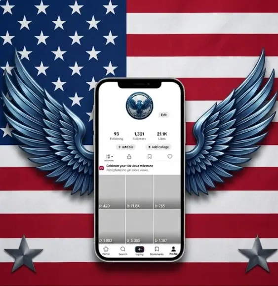 USA | 1.400+ Real Followers | 4,1k+ Real likes |20k+ Viral Views | Live Ready | Monetized Country | Beta| INSTANT DELIVERY
