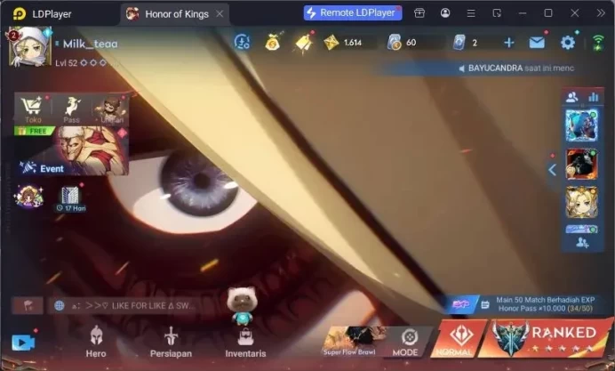 Global Hero74 Skin47 |Legend LadySun+Angela|LOM Guiguzi|Worldly YangJian|Many Epic |LogLI ETC Check SS HOK326B