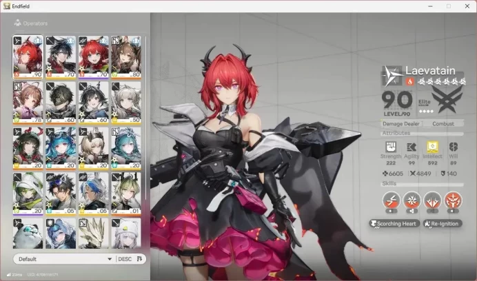 ASIA|Lv55|3Limit+3Sign|(Laevatain,Gilberta)+Sign,Zhuang Fangyi,ArdeliaP3+Sign,Last RiteP1|MC Male|AKE468B