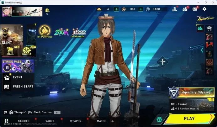 ASIA | Collab M700-Thunder Gun AOT | 7 Legendary Skins | 4 Ultra Skins | 1 Malee | Collab RAN | CEK SS BS750B