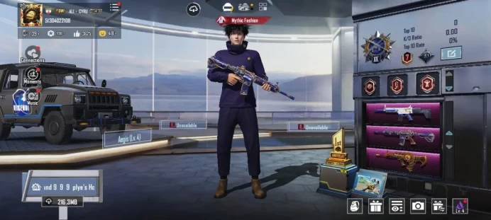 PgM42//OG 4Y PUBG 14x Elite 14 Up Guns 29 Mythic 2 Upgrade Cars 300K Likes Anime Chars