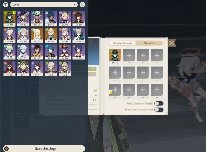 ASIA|AR30|Starter|1Limited+20(*4Character)|Nefer,Jean|Low Explore Map|McFeMale|TakeMail|Check(GI6356)