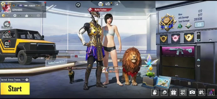 PgM55//Global Level 80 Rank Ace Mythic skins 70+ Leveled weapons 40+ Kill chats 10+ 38 GL M4 Glacier lvl5 Collection Lvl 60 M Healmate Gold X su