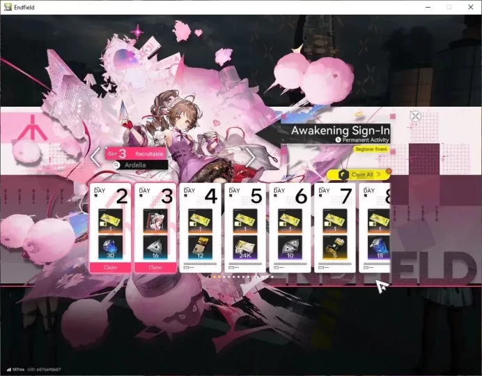 NA/EU|Lv2|Fresh Starter|2SSR(1Limited)|Laevatain,Pogranichnik|2160 Ars|Skip Tutorial|Gryphlink|TakeMail|Check(END1350)