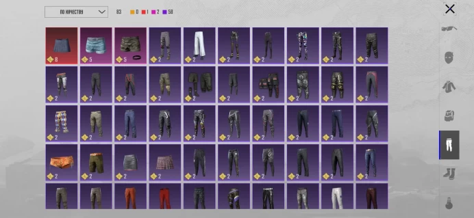 PgM68//Sale Level 77 Rank Ace 100+ Mythic skins 30+ Leveled weapons 5+ Kill chats 1-5 Sport cars
