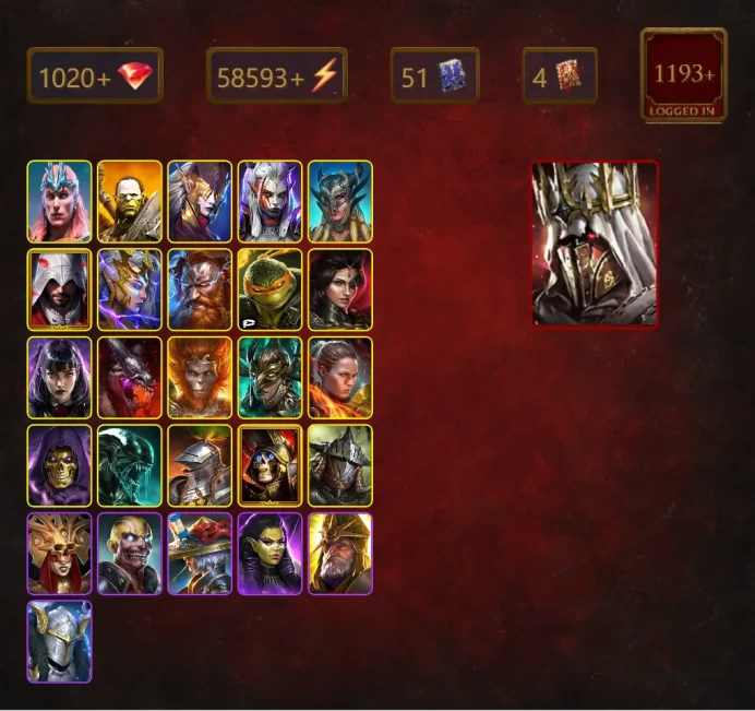 [STARTER]Thor+Lanakis+Siegfrund+Loki+Artak+Visix+Scyl+Ezio Auditore+Deliana+Michelangelo+Adelyn+Alice+Hurndig+Pythion+50Epics