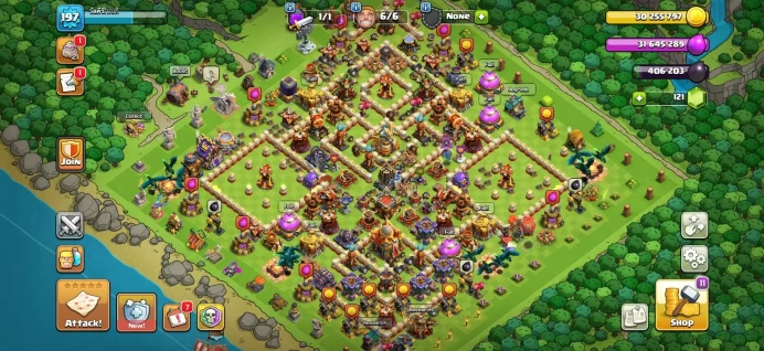 Town hall 16 almost max Xp 192, 10 equipment epic, C6194