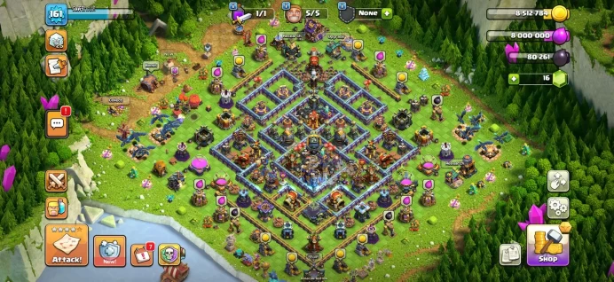 Town hall 18 Xp 161, cheap price ,C6195