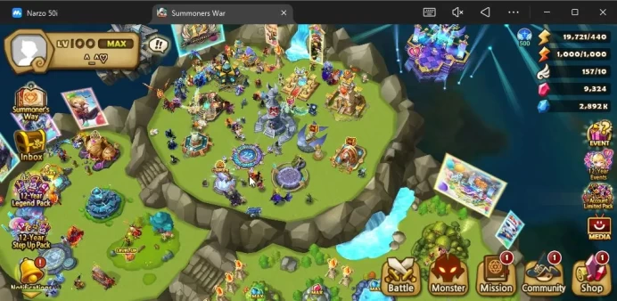ASIA Lv 100|Rick+48 Total NB5[Leo,Adriana,Lamiella,Etc]+84 6*Monster|9K Crystal|Auto R5+All Farm|Hive|Check SS(SWR1141)