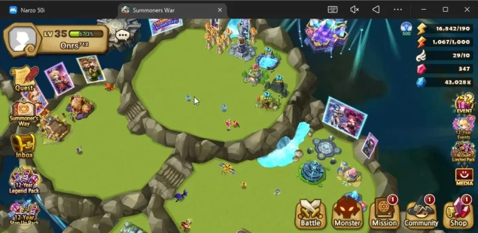 ASIA Lv 35| 1 LD[Craka] | 16 Total NB5[Triton,Teshar,Seara,Etc]+45 6*Monster|79 T Summon|Hive|Check SS(SWR1145)