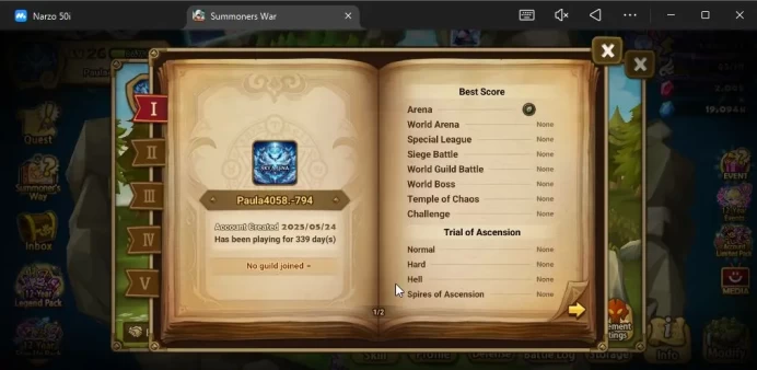 ASIA|Lv 26|Fresh Starter| Teshar | 2K Crystal + 160 11 YS Scroll + 107 M Scroll |Hive|Check SS(SWR1148)