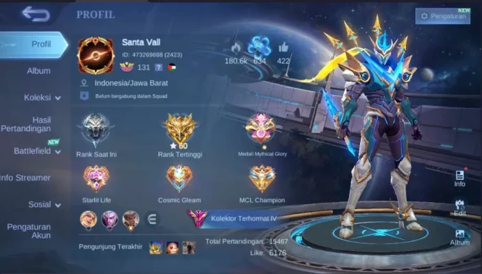 Hero 127 | Skin 344 | Legend Gusion, KOF Masha+Karina, Collector Badang+Natalia, Luckybox Hayabusa+Alpha+Chou, 4 Zodiac ML1001B