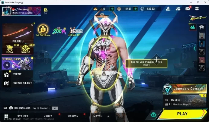 ASIA | 2 Collab Skins | 3 Limited Skins | 9 Legendary Skins | Legendary Butterfly Knif | CEK SS BS758B