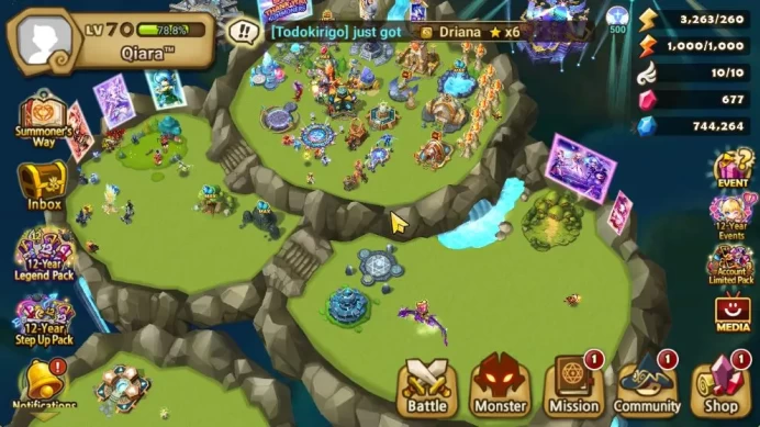 ASIA Lv 70|1 LD [Talisman]|23 Total NB5[Lamiella,Adriana,Tiana,Etc]+55 6*Monster|Hive|Check SS(SWR1163)