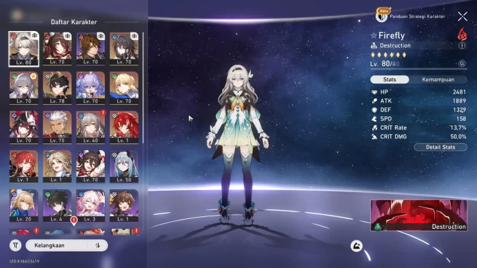 ASIA | TL 62 | 4 LIMIT | FIREFLY | RUAN MEI | DAN HENG | SPARKLE | ARCHER | MC FEMALE | CEK SS| HSR397B