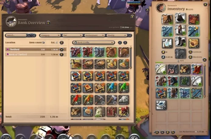 ASIA | 6,44M Total Fame - 2,63M Silver | T8 Fisherman - T8 Bow of Badon Build |22% Summary|Take Gmail|Check SS|(AO828)