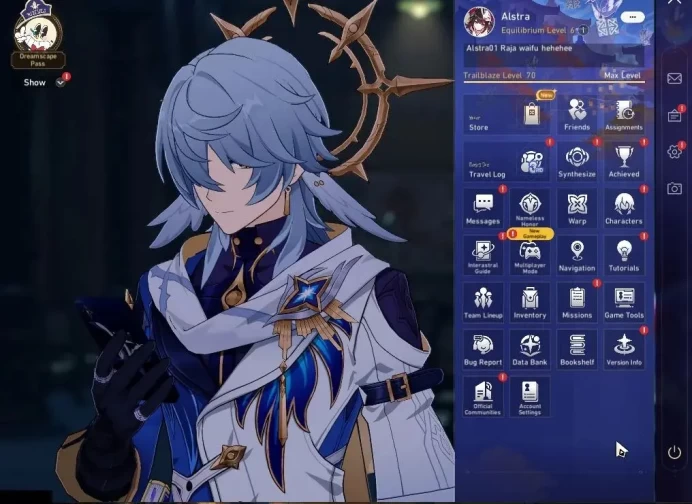 Asia|TL 70|Free GI|20 SRSP|15 Limited|[Sunday,Saber,Archer]+Sign,Phainon,Hysilens,Kafka,Evernight,Tribbie,Etc|MC Male(HSR6909)