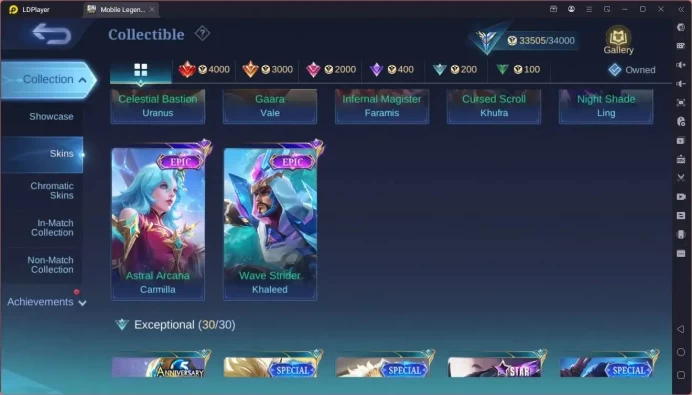 GLOBAL Hero 113 Skin 168|CC Natalia|Meowkin Hunter Lesley|Naruto Vale|Venom grock|Epic Carmilla etc |Expert Check SS ML1867B