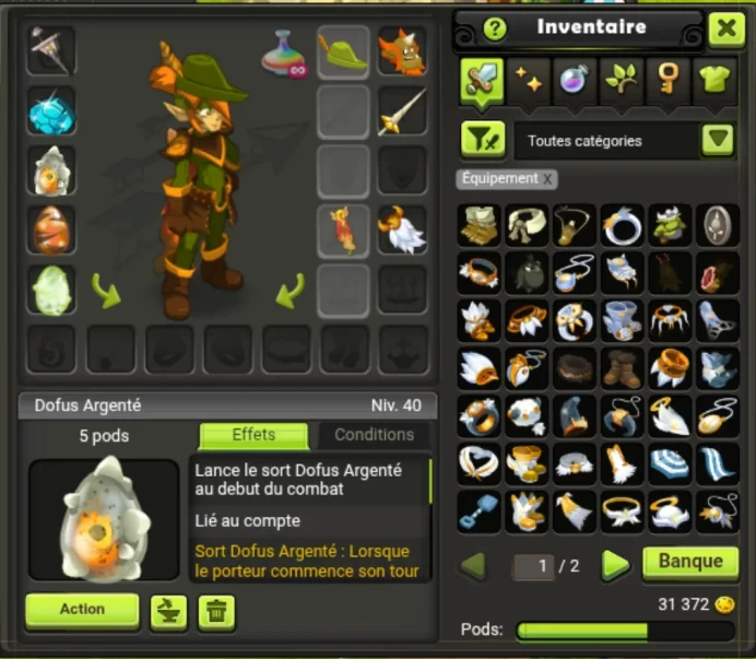 [Tiliwan] Cra LVL 161 +2M Kamas - Non Certifié - Compte UP à la main - Instant Delivery !